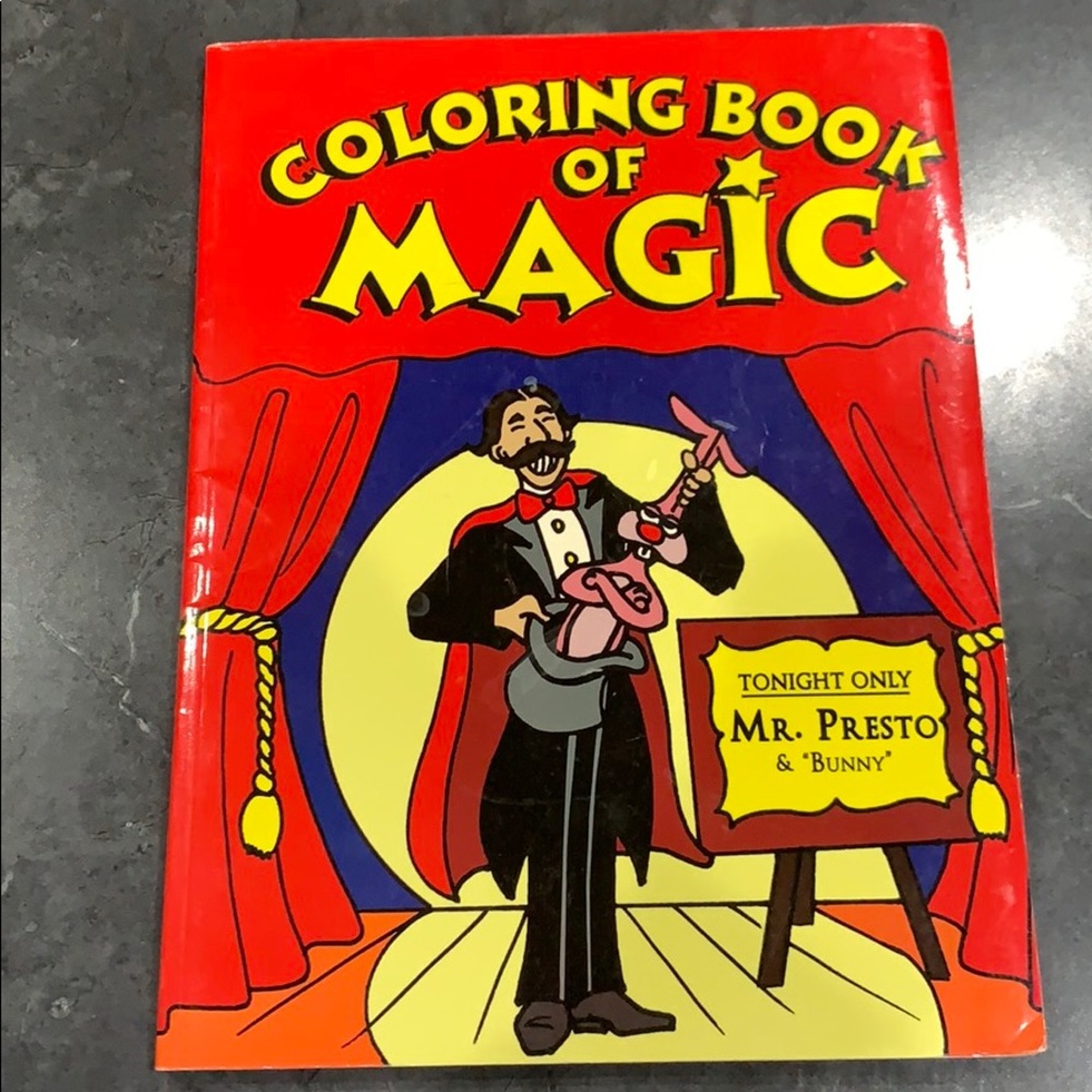 2/$8 or $5 each Coloring book of magic